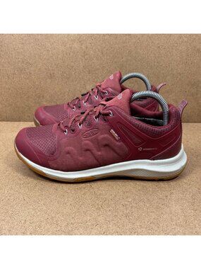 Keen Womens Explore Waterproof Hiking Shoes Tawny Port Burgundy Size 8.5 Outdoor